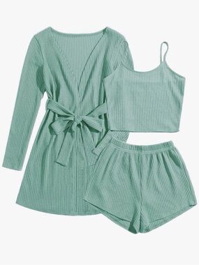 Ribbed 3-Piece Lounge Set